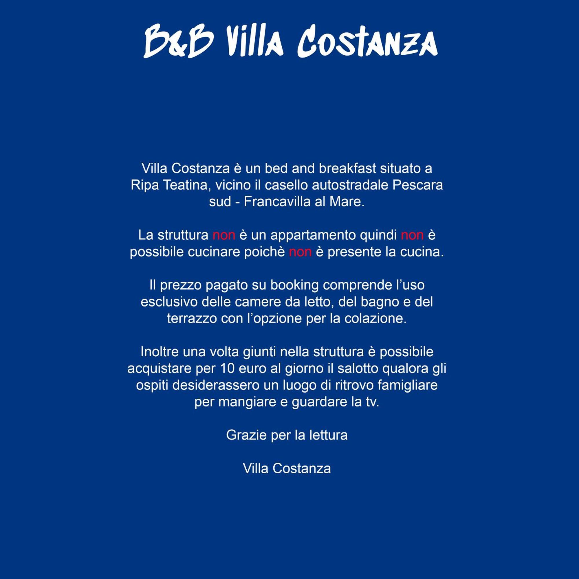 Villa Costanza Ripa Teatina Exteriör bild